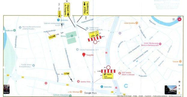Od 28 września na ul. Traugutta w Bartoszycach będzie obowiązywał zakaz ruchu w godzinach 7:00–16:00. Ograniczenie ma trwać do odwołania i jest związane z robotami sieciowymi.
